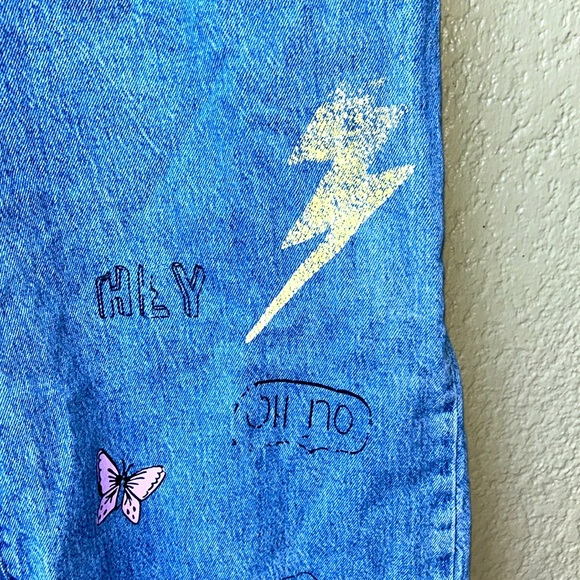 Wild Fable Women's Jeans Super High Rise Wide Leg Cropped Jeans - Picture 7 of 11